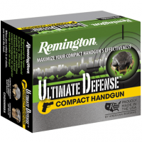 Remington Ultimate Defense Compact Handgun 45 ACP 230 gr Brass Jacket Hollow Point (BJHP)