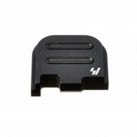 Strike Industries GLOCK Slide Cover Plate Fits GLOCK 43 Only V2 Button Aluminum Black