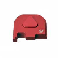 Strike Industries GLOCK Slide Cover Plate Fits GLOCK 42 Only V1 Button Aluminum Red