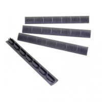 ERGO Grip 7-Slot KeyMod Slot Cover WedgeLok Polymer Graphite Gray 4 Pack 4330-4PK-GG