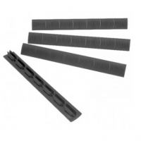 ERGO Grip 7-Slot KeyMod Slot Cover WedgeLok Polymer BLACK 4 Pack