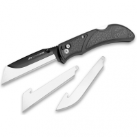 Outdoor Edge RW3060C RazorWork 3" Folding Drop Point/Utility Plain/Gut Hook Knife