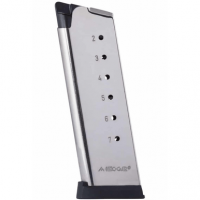 Mec-Gar 1911 Officers 7rd Magazine, 45 ACP - MGCO4507NPF