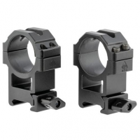 UTG RG2W3224 Scope Ring Set Max Strength Picatinny/Weaver High See-Thru 30mm Black Anodized Aluminum