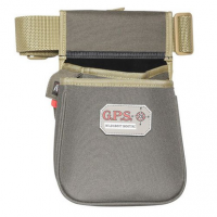 G*Outdoors GPS-960CSPRK Contoured Double Shotshell Pouch with Web Belt Rifle Green w/Khaki Trim