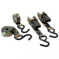 HME RS4PK Camouflage Ratchet Tie Down Straps Camouflage 4 Pack