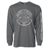 Glock AP95793 Crossover T-Shirt Gray Small Long Sleeve