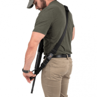 Allen 8493 Citadel Double Point Rifle Sling, Quick Detach Swivels, Tri-Sectional Custom Fitting Black Heavy-Duty Webbing