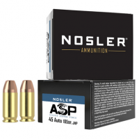 Nosler Assured Stopping Power Handgun 45 ACP 185 gr Jacketed Hollow Point - 51278