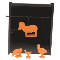 Beeman 2085 Pellet Trap Steel Orange Target Airgun Metal Silhouette/Paper Targets