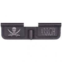 Spikes Ejection Port Door AR-15 Laser-Engraved Pirate Steel Black