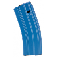 DuraMag Speed 30rd 5.56x45mm Caliber NATO for AR-15 Blue Aluminum w/ Black Follower Detachable Magazine - 3023005175CPD