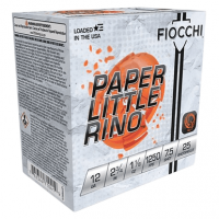 Fiocchi 12FPWR75 Paper Little Rino Extrema 12 Gauge 2.75" 1 1/8 oz 7.5 Shot 25 Per Box