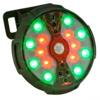 Hunters Specialties 100024 Johnny Stewart Feeder/Hog Light 500 Lumens Red/Green LED Polymer Black AA