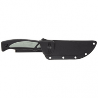 Old Timer Trail Boss 3.70" Fixed Caper Plain Stainless Steel Blade, 5.25" TPE Handle with Sheath - 1137140