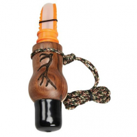 Wayne Carlton's Calls 70168 Whispering Cow Call Open Call Cow Sounds Attracts Elk Natural Walnut/Maple