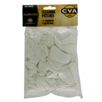 CVA AC1455C Cleaning Patches 2" Cotton 500 Per Pkg