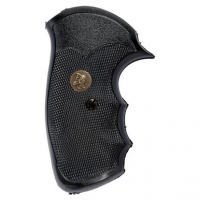 Pachmayr 03250 Gripper Pistol Grip S&W J Frame Square Butt Black Rubber