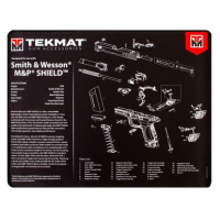 TekMat TEKR20SWMPSHIELD Ultra Premium Cleaning Mat S&W M&P Shield Parts Diagram 15" x 20"