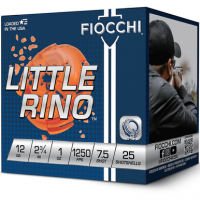 Fiocchi 12TX75 Exacta Target Little Rino 12 Gauge 2.75" 1 oz 7.5 Shot 25 Bx/ 10 Cs