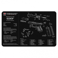 TekMat TEKR20GLOCK4243 Ultra Premium Cleaning Mat featuring Glock 42, 43 Parts Diagram 15" x 20"