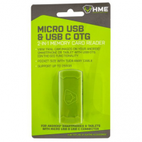 HME HMESDCRAND Memory Card Reader Android Up To 256GB Black/Green