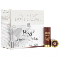 B&P 12B18D8 Dove & Quail 12 Gauge 2.75" 1 1/8 oz 1255 fps 8 Shot 25 Bx/10 Cs