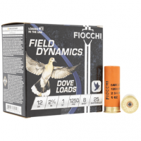 Fiocchi Dove & Quail 12 Gauge 2.75" 1 oz 8 Shot Shotgun Ammo