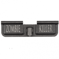 Spikes SED7007 Ejection Port Door AR-15 Engraved Zombie Killer AR-15 Steel Blk