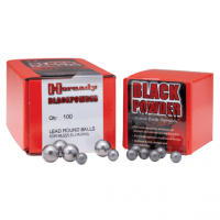 Hornady 6040 Black Powder Lead Balls 45 Cal .440 100 Per Box