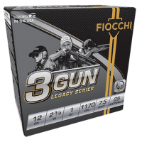 Fiocchi 12DL3G75 3-Gun Match Legacy Series 12 Gauge 2.75" 1 oz 7.5 Shot 25 Per Box