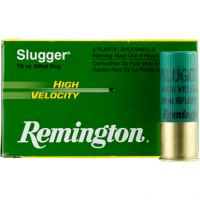 Remington Ammunition 28604 Slugger High Velocity 12 Gauge 3" 7/8 oz Rifled Slug Shot 5 Per Box