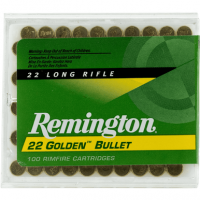 Remington .22 LR 40 Grain PRN Golden Bullet 100 Rounds