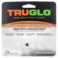 TruGlo TG-954CR StarBrite Deluxe Front Sight Red Fiber Optic Front Sight with 5-40 Thread Black for Shotgun