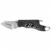 Kershaw 1025X Cinder 1.40" Folding Drop Point Plain Stonewashed 3Cr13 SS Blade G10 Black Handle