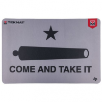 TekMat TEKR17CATIC Come And Take It Original Mat Black/Gray Rubber 17" Long 11" x 17" "Come And Take It" /Cannon Illustration