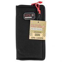 G*Outdoors GPS-1265PS Pistol Sleeve Large Black Nylon with Locking Zippers & Thin Design Holds 1 Handgun