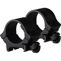 TruGlo TG-TG8961B1 Scope Ring Set Lightweight Picatinny/Weaver Medium Quad 1" Matte Black Aluminum