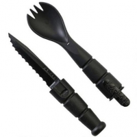 KA-BAR Tactical Spork With Serrated Knife in Handl