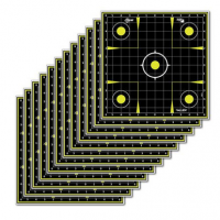 EZ-Aim 15211 Non-Adhesive Splash Sight-In Grid Non-Adhesive Paper Target 12" x 12" 12 Per Pack