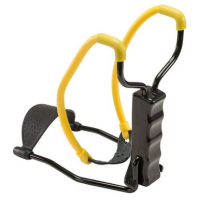 Umarex USA 2219000 NXG ST11 Compact Slingshot Yellow Rubber Powerband Black Molded Handle