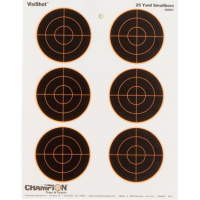 Champion Targets 45803 VisiShot Bullseye Hanging Paper Target 8.50" x 11" 10 Per Pack