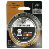 RWS/Umarex 2317407 Superdome .22 Pellet Lead Domed/Grooved Skirt 200