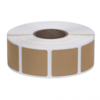 ACTION TARGET INC PASTBR Square Target Pasters 7/8" 1000 Per Roll Brown