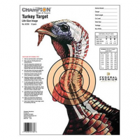 Champion Targets 45780 Life Size Hanging Paper 11" x 16" Turkey White 12 Per Pack