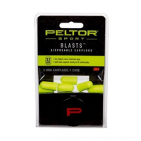 Peltor 97080 Sport Blast Earplugs Foam 32 dB In The Ear Yellow Adult 3 Pair