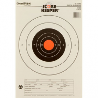 Champion Targets 45723 Scorekeeper 25yd Pistol Slowfire Bullseye Hanging Paper Target 11" x 16" 12 Per Pack