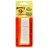 Hoppe's 1205 Gun Cleaning #5 Patches 12,16 Gauge Cotton 25 Per Pkg