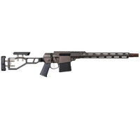 Q LLC The Fix 8.6 Blackout Rifle with 16" Tapered Threaded Barrel and Gray Fully Adjustable Folding Stock - FIX8616INRIFLEBLK