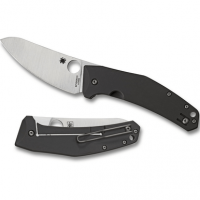 Spyderco C211TIP SpydieChef Salt 3.32" Folding Plain LC200N Blade Satin Titanium Handle Includes Pocket Clip